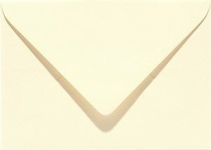 Rechthoekige Envelop 11,4 x 16,2cm Ivoorwit