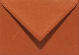 Rechthoekige Envelop 11,4 x 16,2cm Bruin
