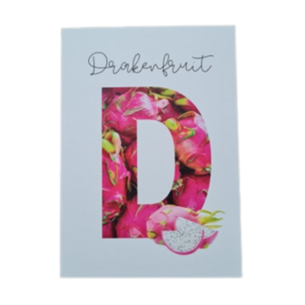 D van Drakenfruit - Ansichtkaart