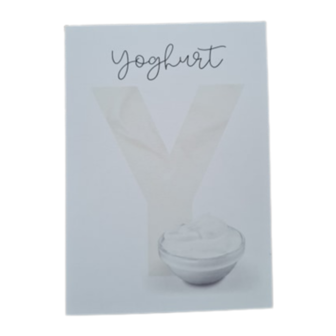 Y van Yoghurt - Ansichtkaart