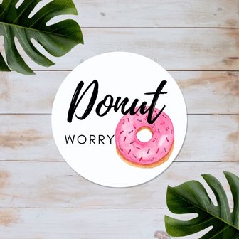 Donut worry - Set van 10 Stickers