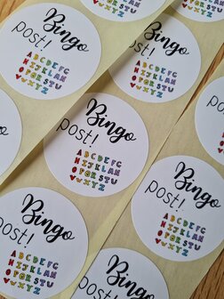 Bingopost! - Set van 10 Stickers