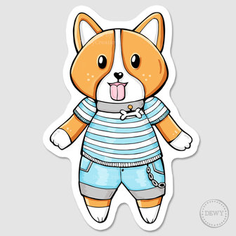 Corgi Hond - Sticker