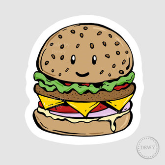 Hamburger - Sticker
