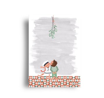 Mistletoe Situatie Maretak Kerst - Ansichtkaart