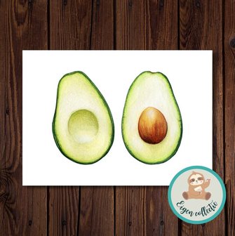 Avocado&#039;s - Ansichtkaart