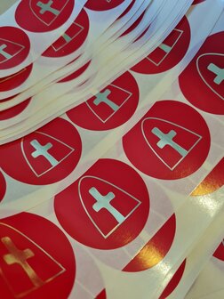 Sinterklaas Mijter - Set van 10 Stickers