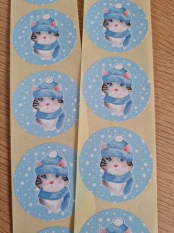 Kat Winter - Set van 10 Stickers