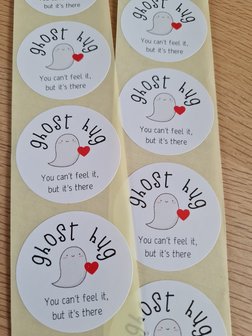 Ghost Hug - Set van 10 Stickers