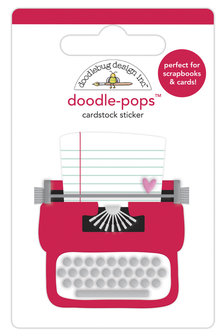 Love Story Typemachine - Doodle-Pop 3D-sticker