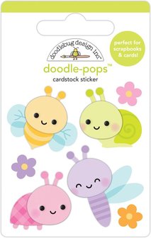 Bug Babies Insecten - Doodle-Pop 3D-sticker