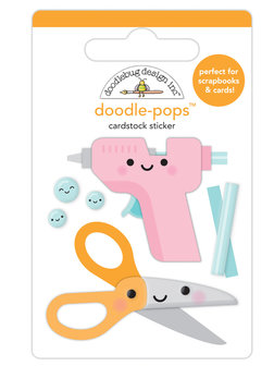 Cute & Crafty Lijmpistool - Doodle-Pop 3D-sticker
