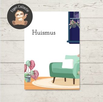 &#039;Huismus&#039; - Ansichtkaart