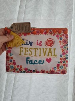 This is my festival face - Toilettasje