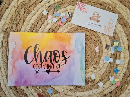 'Chaos Coordinator' - Ansichtkaart