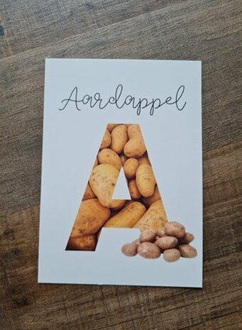 A van Aardappel - Ansichtkaart
