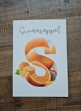 S van Sinaasappel - Ansichtkaart