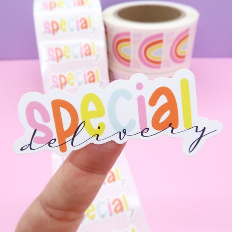 Special Delivery Kleurrijk - Set van 5 Stickers
