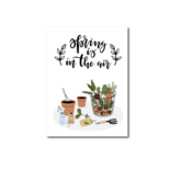 Spring is in the air Lente Tuinieren - Ansichtkaart
