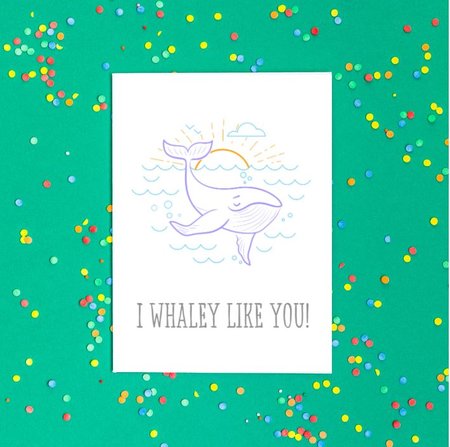 I whaley like you! - Ansichtkaart