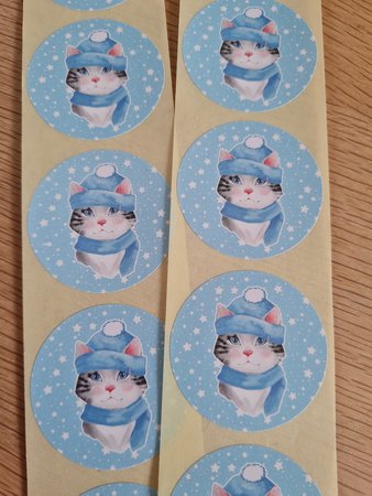 Kat Winter - Set van 10 Stickers