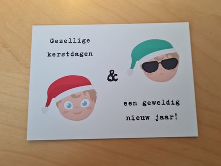 'Gezellige kerstdagen en een geweldig nieuw jaar' Kerst - Ansichtkaart