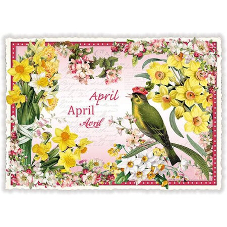 April - Ansichtkaart